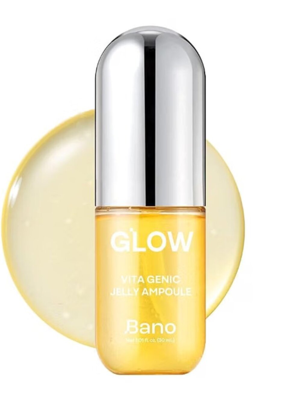 BANO Vita Genic Jelly Glow Ampoule - Glass Skin Face Serum (1.01 oz /30 ml)